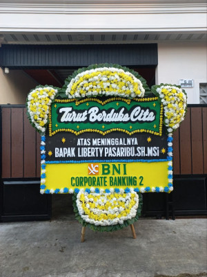 Papan Bunga Duka di Melagi